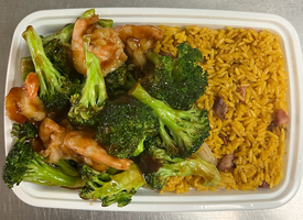 C6 Shrimp with Broccoli