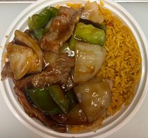 L16 Pepper Steak with Onion (Lunch)